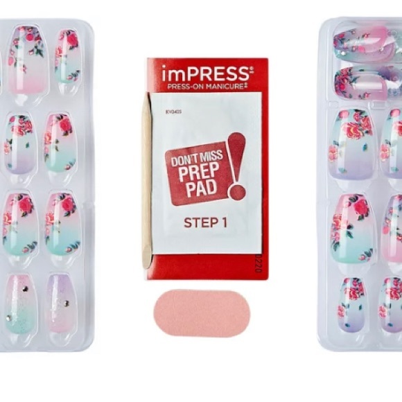 NIB 🌸HOST PICK 🌸LoveShackFancy x imPRESS Limited Edition Medium Coffin N… - Picture 5 of 8